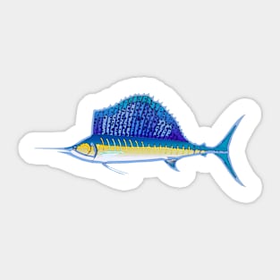 Sailfish Design Sticker